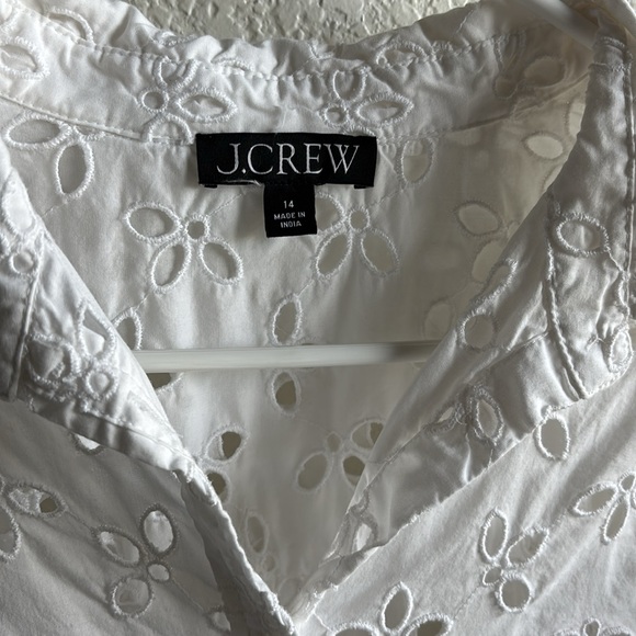 J. Crew Eyelet Button Down - Picture 3 of 5